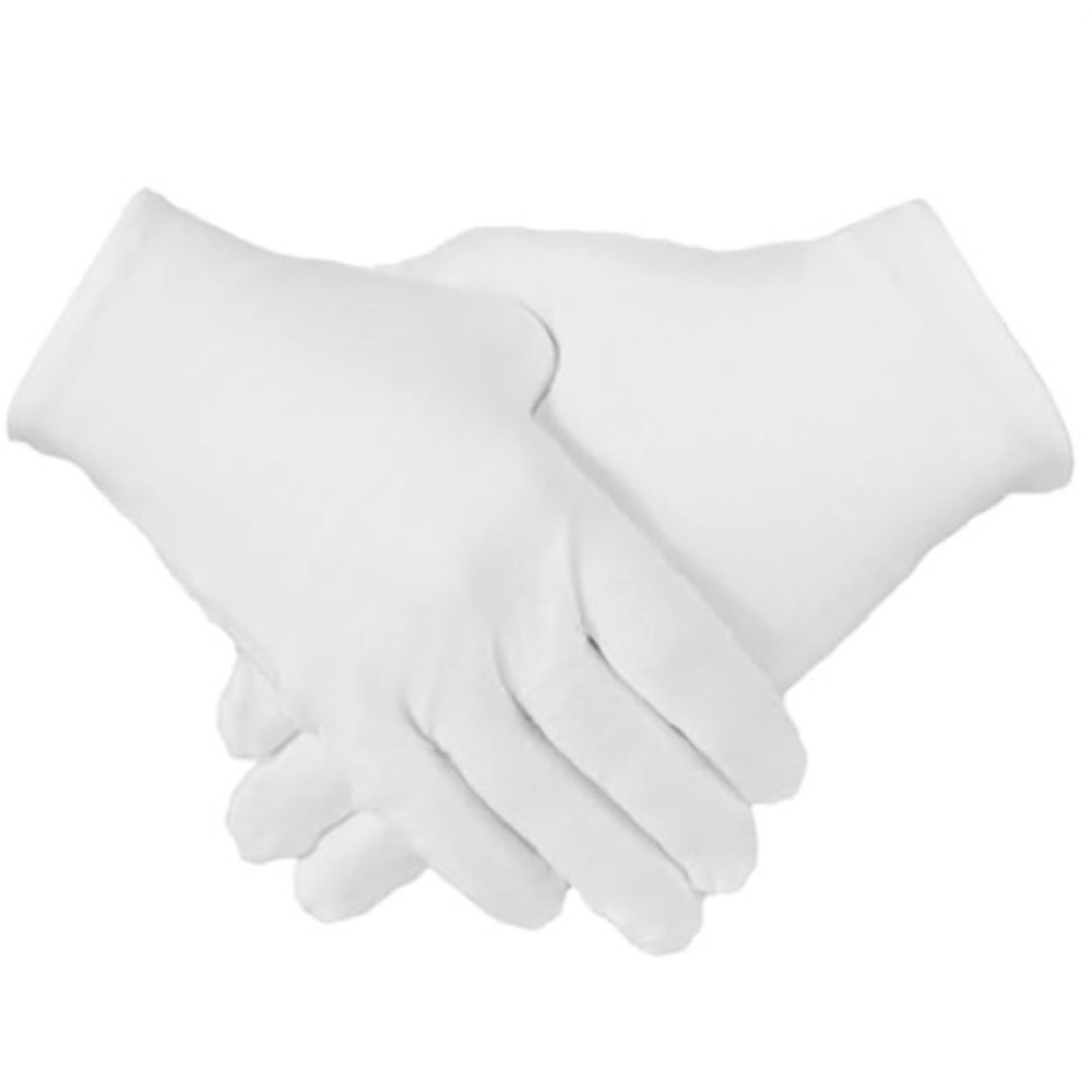 Cotton Gloves White Bundle 5 Pairs